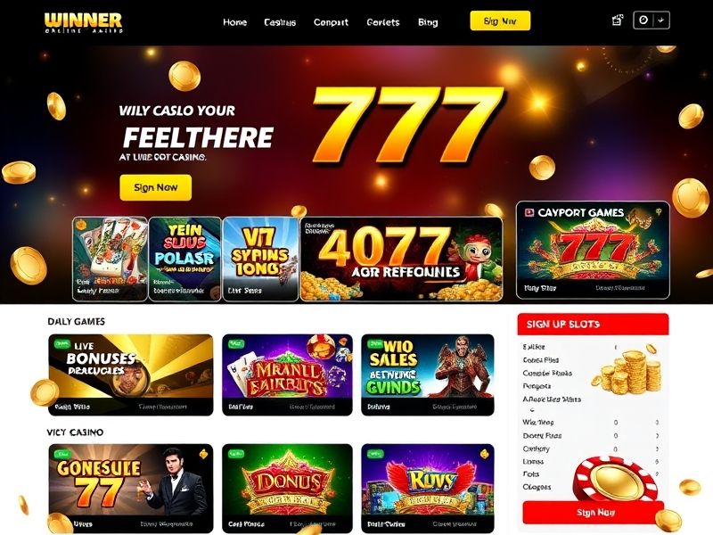 Yono Winner 777 is your go-to platform for thrilling slot games, jackpot opportunities, and real money casino action. Play and win big with exciting rewards!
